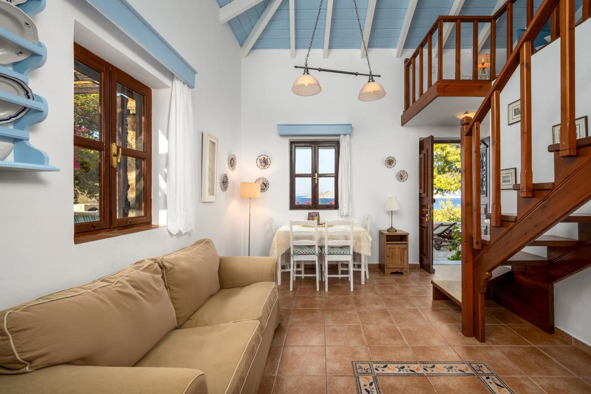 Villa Ftenagia Chalki Town Exterior foto